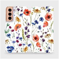 Flip puzdro na mobil Samsung Galaxy S21 – MP04S Lúčne kvety - Kryt na mobil