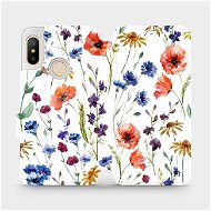 Kryt na mobil Flip puzdro na mobil Xiaomi Mi A2 Lite – MP04S Lúčne kvety - Kryt na mobil