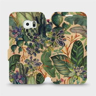 Flip mobile phone case Samsung Galaxy S6 Edge - VP05S Succulents - Phone Cover