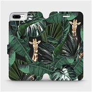 Flip mobile phone case Apple iPhone 7 Plus - VP06P Giraffes - Phone Cover