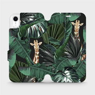 Flip mobile phone case Apple iPhone XR - VP06P Giraffes - Phone Cover