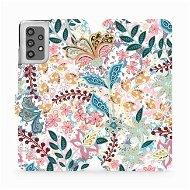 Flip case for Samsung Galaxy A32 LTE - MX04S Intricate flowers and leaves - Phone Cover