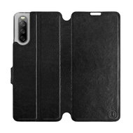Flip case for Sony Xperia 10 III in Black&Gray with grey interior - Phone Cover