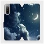 Kryt na mobil Flip puzdro na mobil Sony Xperia 10 III – V145P Nočná obloha s mesiacom - Kryt na mobil