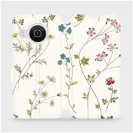 Flip mobile phone case Nokia X20 - MD03S Thin plants with flowers - Phone Cover