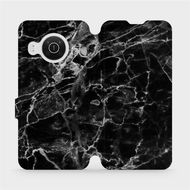 Flip puzdro na mobil Nokia X20 – V056P Čierny mramor - Kryt na mobil