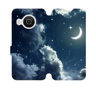 Flip puzdro na mobil Nokia X20 – V145P Nočná obloha s mesiacom - Kryt na mobil