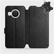 Leather flip mobile phone case Nokia X20 - Black - Black Leather - Phone Cover
