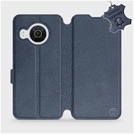 Leather flip mobile phone case Nokia X20 - Blue - Blue Leather - Phone Cover