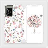 Phone Cover Flip case for mobile Asus Zenfone 8 - M120S Tree and birds - Kryt na mobil