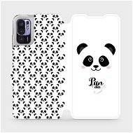 Flip case for Xiaomi Redmi Note 10 5G - M030P Panda Amálka - Phone Cover