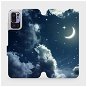Phone Cover Flip case for Xiaomi Redmi Note 10 5G - V145P Night sky with moon - Kryt na mobil