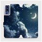 Phone Cover Flip case for mobile phone Vivo Y72 5G - V145P Night sky with moon - Kryt na mobil