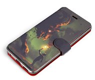 Mobiwear Flip case for Samsung Galaxy S22 - VA08P Monster and boy with a torch - Phone Case