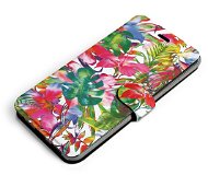 Mobiwear Flip case for Samsung Galaxy S22 - MG07S Multicoloured flowers and leaves - Phone Case