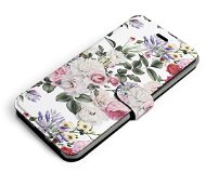 Mobiwear Flip case for Samsung Galaxy S22 Ultra - MD01S Rose on white - Phone Case