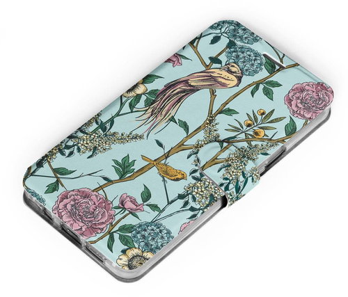 Mobiwear Flip case for Huawei Nova 9 SE - MX07S Birds in thorns - Phone Case - Main image
