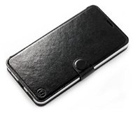 Phone Case Mobiwear Flip case for Motorola Moto G60 - C_BLS Black&Gray with grey interior - Pouzdro na mobil