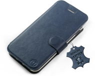 Mobiwear Leather flip case for Motorola Moto G60 - Blue - L_NBS - Phone Case