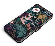 Mobiwear Flip case for Samsung Galaxy A50 - VP13S Dark Flora - Phone Case