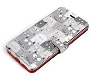 Mobiwear Flip case for Apple iPhone 13 - M099P Cats - Phone Case