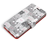 Mobiwear Flip case for Apple iPhone 13 Mini - M099P Cats - Phone Case