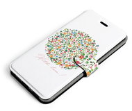 Mobiwear Flip case for Apple iPhone 13 Mini - M121S With love flowers - Phone Case