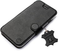Mobiwear Leather flip case for Apple iPhone 13 Mini - Black - L_BLS - Phone Case