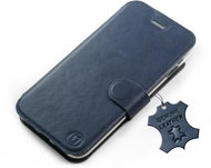 Mobiwear Leather flip case for Apple iPhone 13 Mini - Blue - L_NBS - Phone Case
