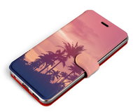 Mobiwear Flip case for Honor 50 - M134P Palms and pink sky - Phone Case