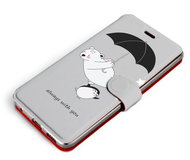 Mobiwear Flip case for Honor 50 - MH08P Bear and Penguin - Phone Case