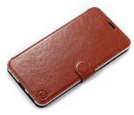 Mobiwear Flip case for Nokia G50 5G - C_BRS Brown&Gray with grey interior - Phone Case