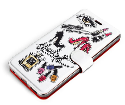 Mobiwear Flip case for Oppo A16s - M131P Lipsticks, boots and fragrances - Phone Case - Main image