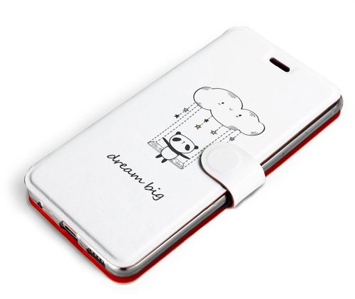 Mobiwear Flip case for Oppo A16s - MH07P Panda dream big - Phone Case - Main image