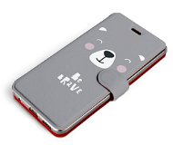 Mobiwear Flip puzdro na Xiaomi Redmi 10 – MH06P Be brave – more hugs - Puzdro na mobil