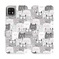 Mobiwear Flip case for Samsung Galaxy A22 5G - M099P Cats - Phone Case