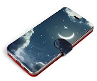 Mobiwear Flip puzdro na Samsung Galaxy M22 – V145P Nočná obloha s mesiacom - Puzdro na mobil