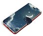 Mobiwear Flip case for Samsung Galaxy S21 FE - V145P Night sky with moon - Phone Case