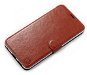 Mobiwear flip case for Nokia G21 - Brown&Gray - Phone Case