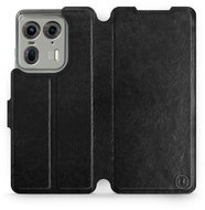 Mobiwear flip book for Motorola EDGE 50 Ultra - C_BLP - Phone Case