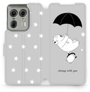 Mobiwear flip book for Motorola EDGE 50 Ultra - MH08P - Phone Case