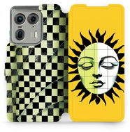 Mobiwear flip book for Motorola EDGE 50 Ultra - VP56S - Phone Case
