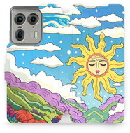Mobiwear flip book for Motorola EDGE 50 Ultra - VP57S - Phone Case