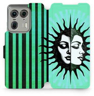 Mobiwear flip book for Motorola EDGE 50 Ultra - VP58S - Phone Case