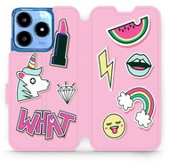 Mobiwear flip book for Realme C63 - M129S - Phone Case