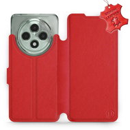 Leather Mobiwear flip book for Oppo Reno12 FS 5G - Red - L_RDS - Phone Case