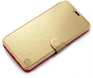 Mobiwear flip for Xiaomi 12T / 12T Pro - Gold&Orange - Phone Case