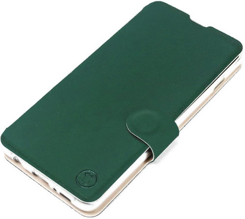 Mobiwear Soft Touch flip pro Motorola Moto G72 - Zelené & Béžové - Phone Case - Main image