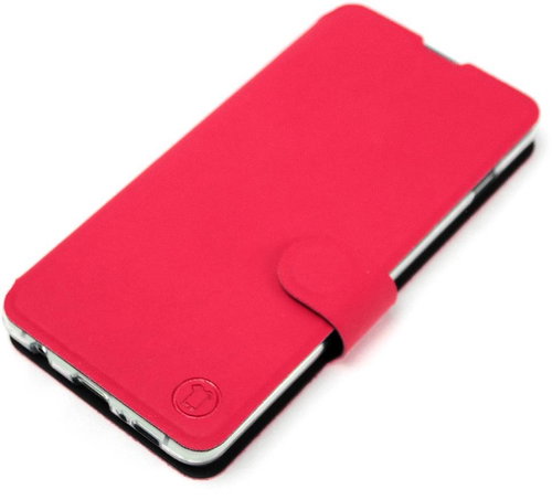 Mobiwear Soft Touch flip pro Motorola Moto G72 - Rudé  & Černé - Phone Case - Main image