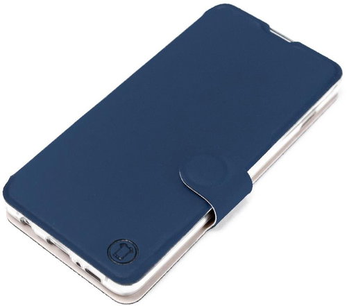 Mobiwear Soft Touch flip pro Motorola Edge 30 Neo - Modré & Béžové - Phone Case - Main image
